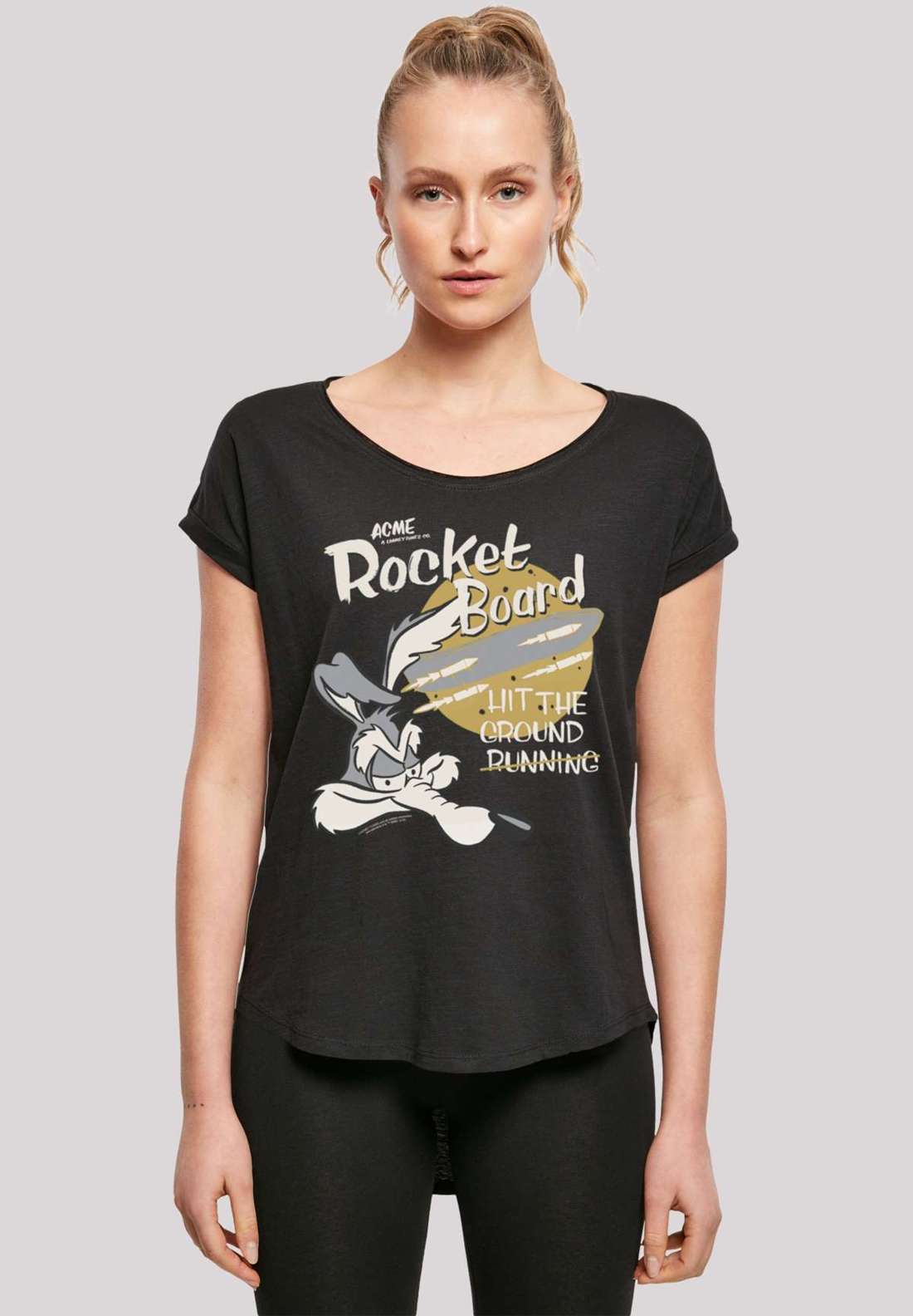 футболка Looney Tunes Wile E Rocket Board Cartoon