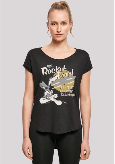 футболка Looney Tunes Wile E Rocket Board Cartoon