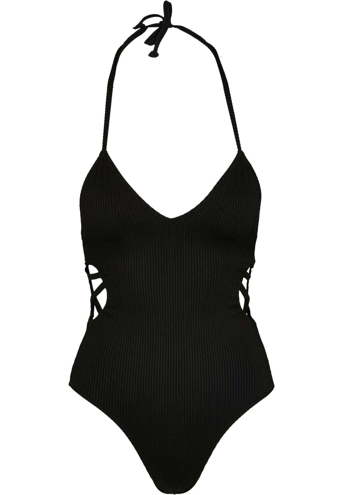 Монокини Urban Classics Damen Ladies Rib Swimsuit