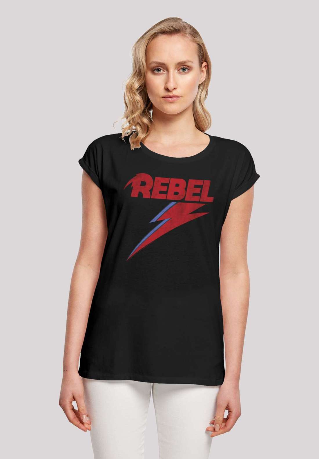 футболка David Bowie Distressed Rebel