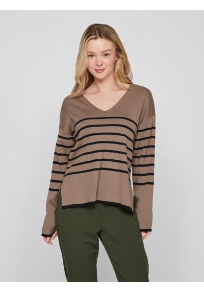 свитер с V-образным вырезом VIOSTRIA V-NECK L/S REV TOP-NOOS