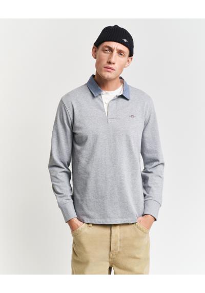 Рубашка поло с длинными рукавами REG CHAMBRAY HEAVY RUGGER