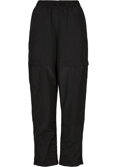 Тканевые брюки Urban Classics Damen Ladies Shiny Crinkle Nylon Zip Pants