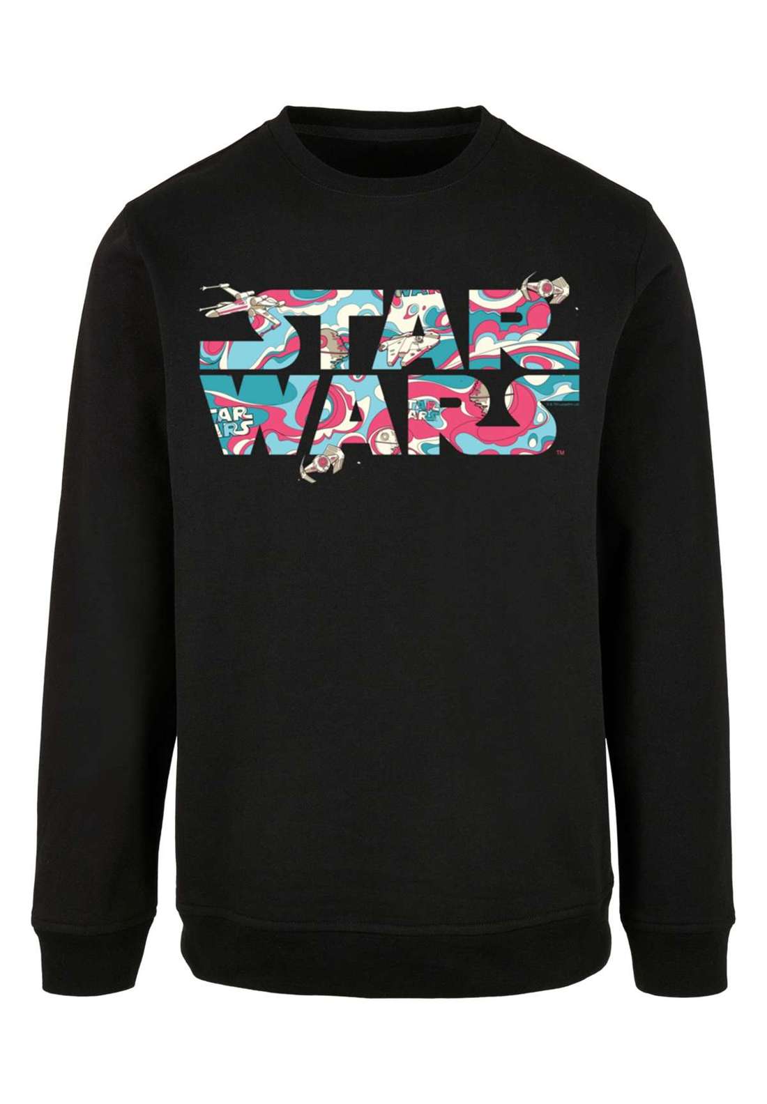 Свитер с круглым вырезом Herren Star Wars Wavy Ship Logo with Basic Crewneck