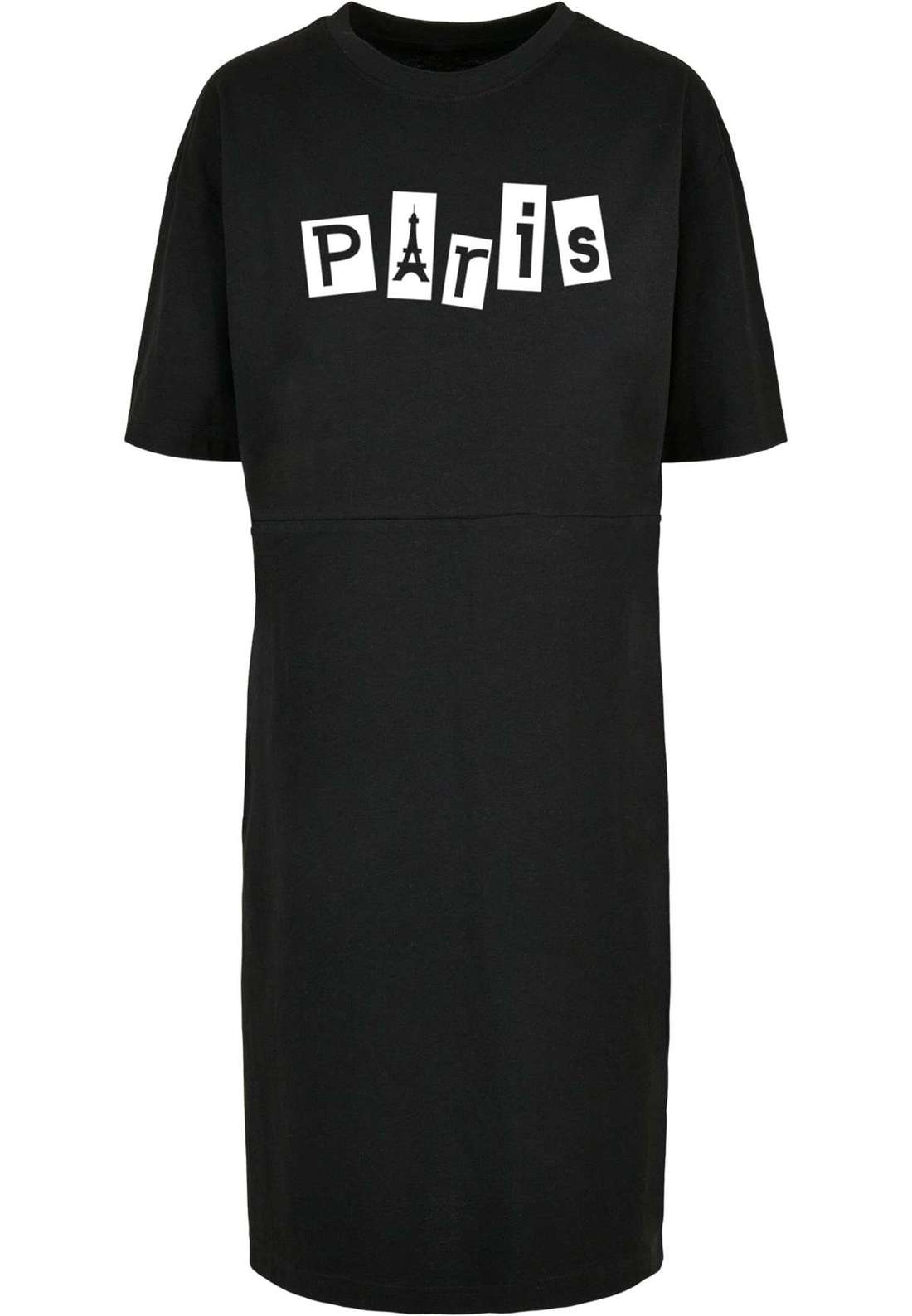 Платье-рубашка Damen Ladies Paris X Organic Oversized Slit Tee Dress