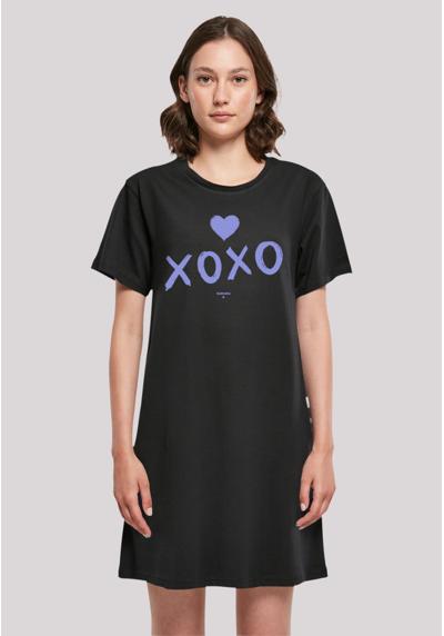 Платье-рубашка Valentinstag xoxo Damen T-Shirt Kleid