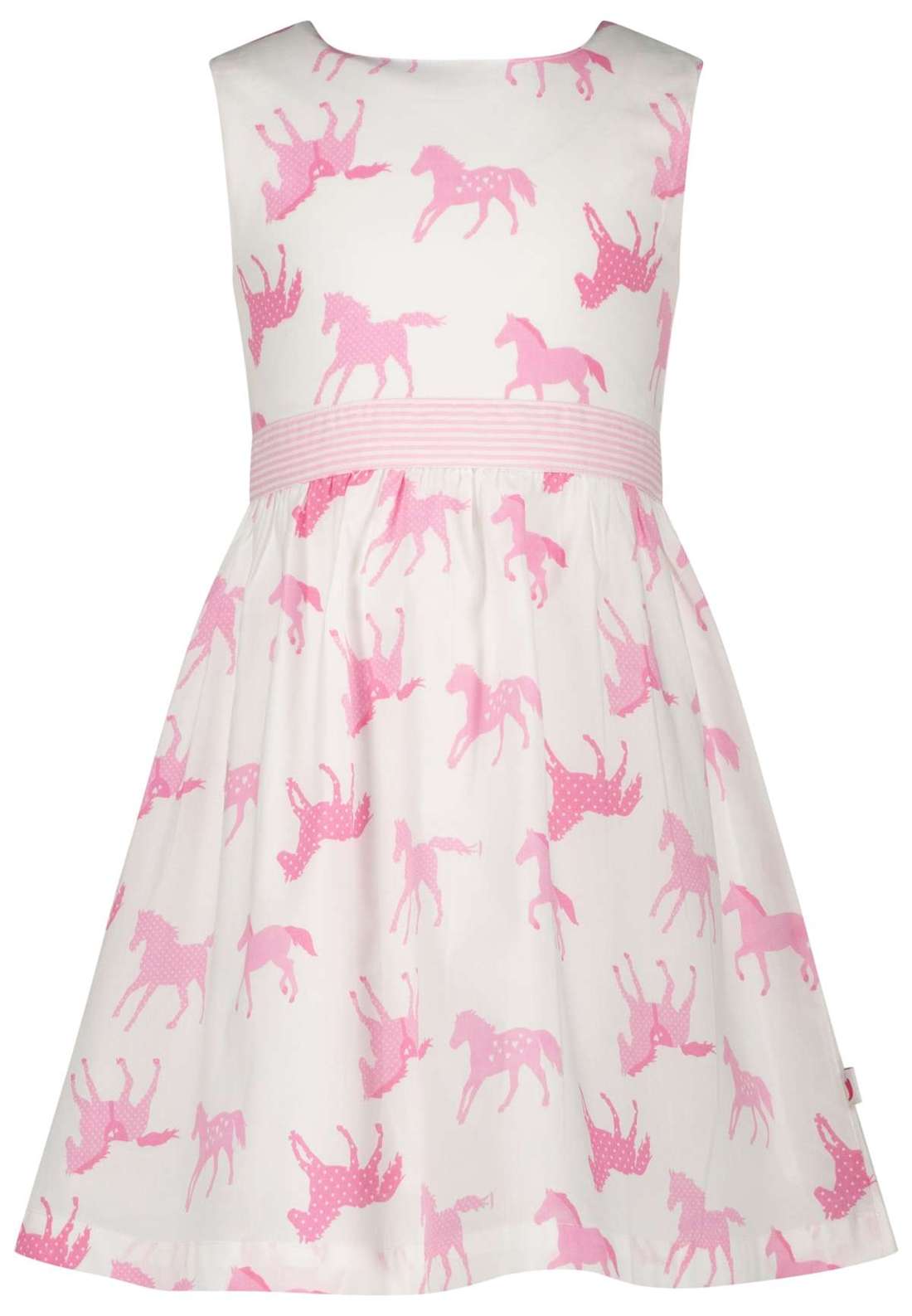 Платье из джерси с великолепным принтом в виде лошади по всей поверхности