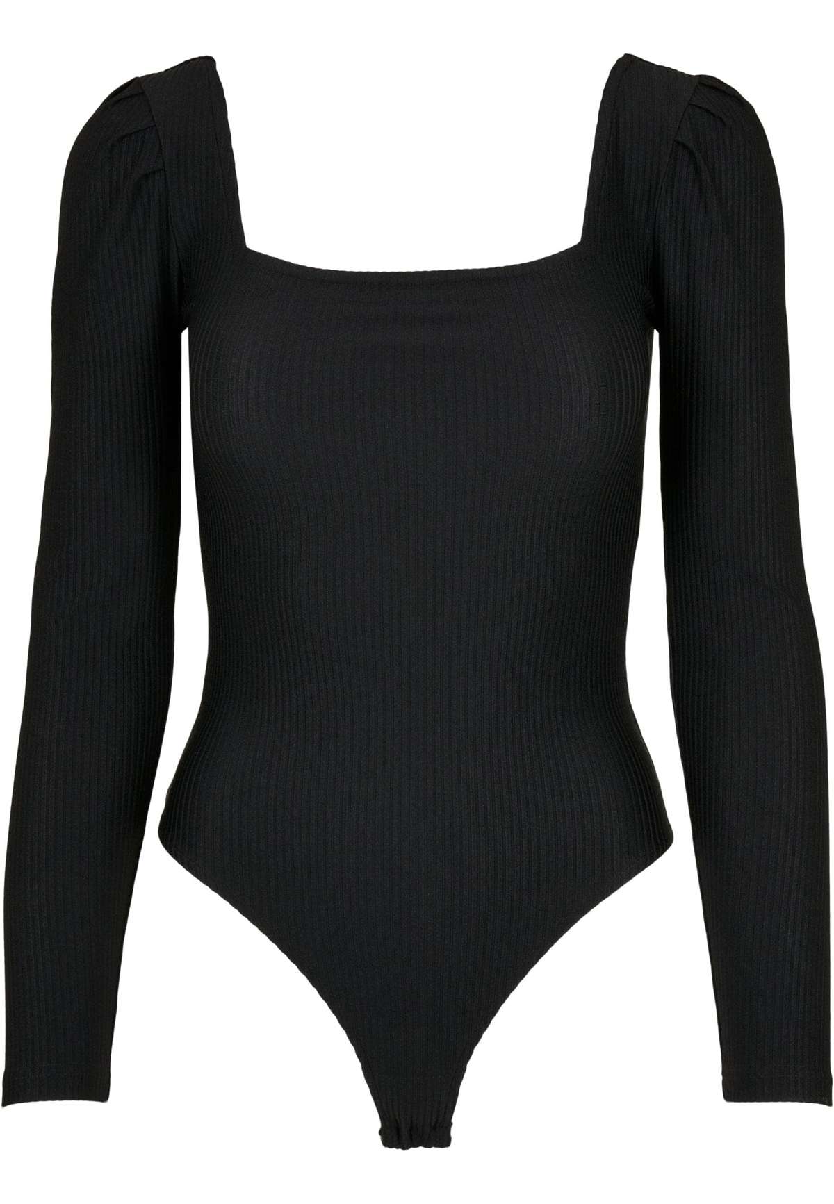 тело Urban Classics Damen Ladies Rib Puffer Sleeve Body LS