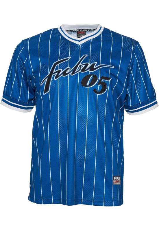 футболка Herren FM232-012-2 FUBU Retro Pinstripe Jersey