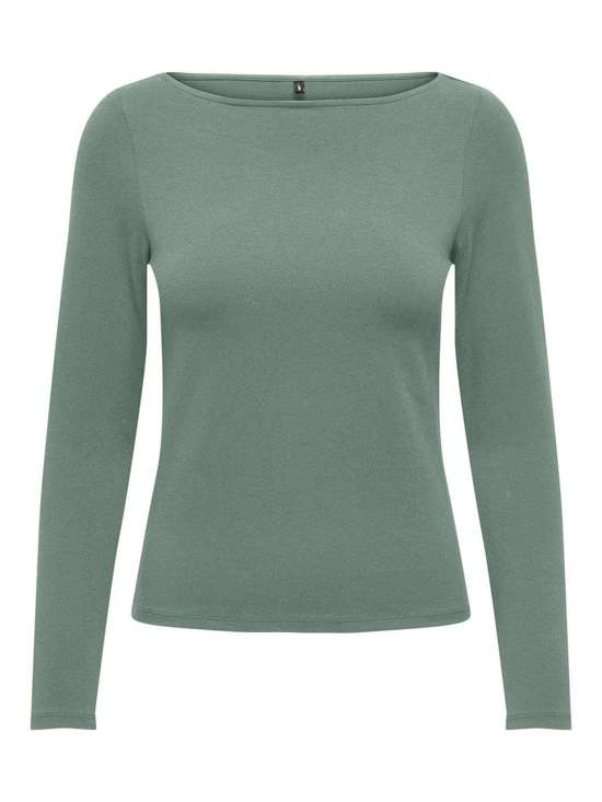 Рубашка с длинным рукавом ONLLIVE LOVE LIFE LS BOATNECK JRS NOOS