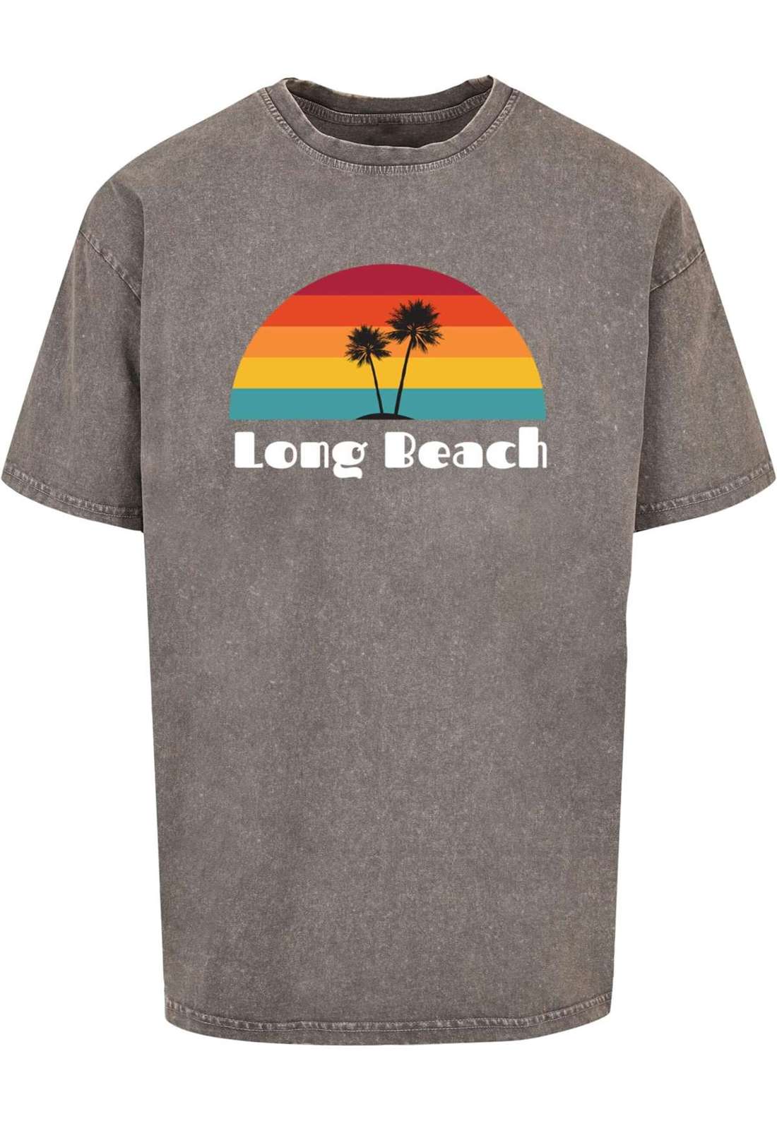 футболка Herren Long Beach X Acid Washed Heavy Oversize Tee