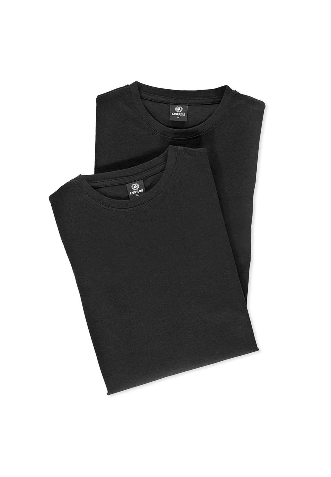 футболка LERROS Rundhals Doppelpack T-Shirt in Premium Baumwollqualität