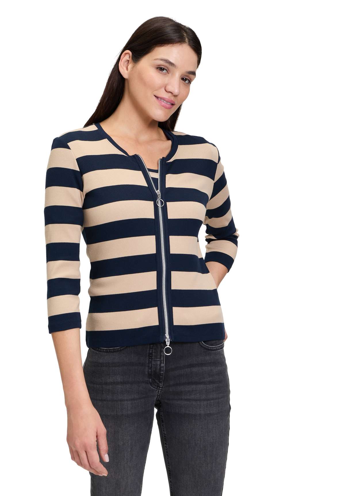 Куртка-рубашка Shirtjacke mit Rippenstruktur