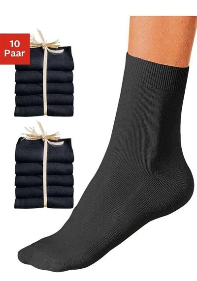 Базовые носки (комплект, 10 пар), однотонные