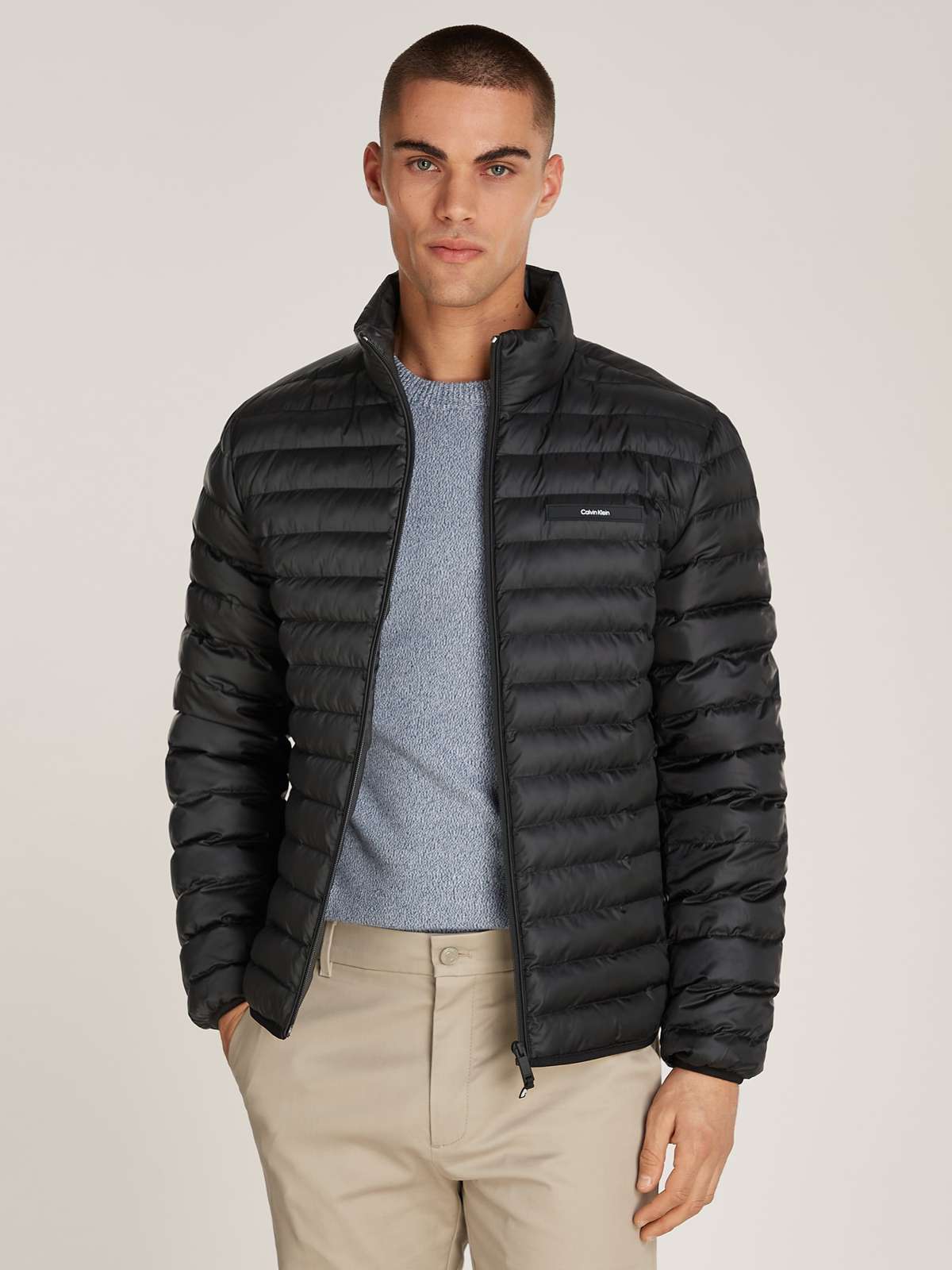 Стеганая куртка с нашивкой-логотипом PACKABLE QUILT JACKET