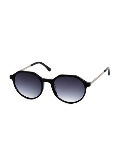 Солнцезащитные очки, женские солнцезащитные очки, форма «панто», полная оправа, смешанный материал