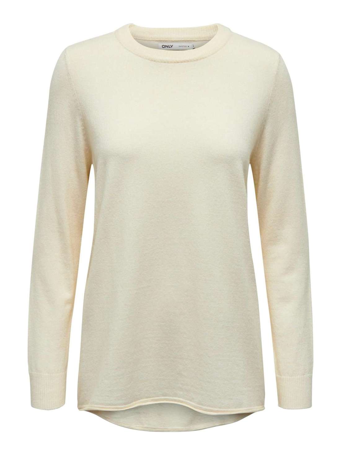 Свитер с круглым вырезом ONLIBI LS LONG HIGLOW O-NECK CC KNT
