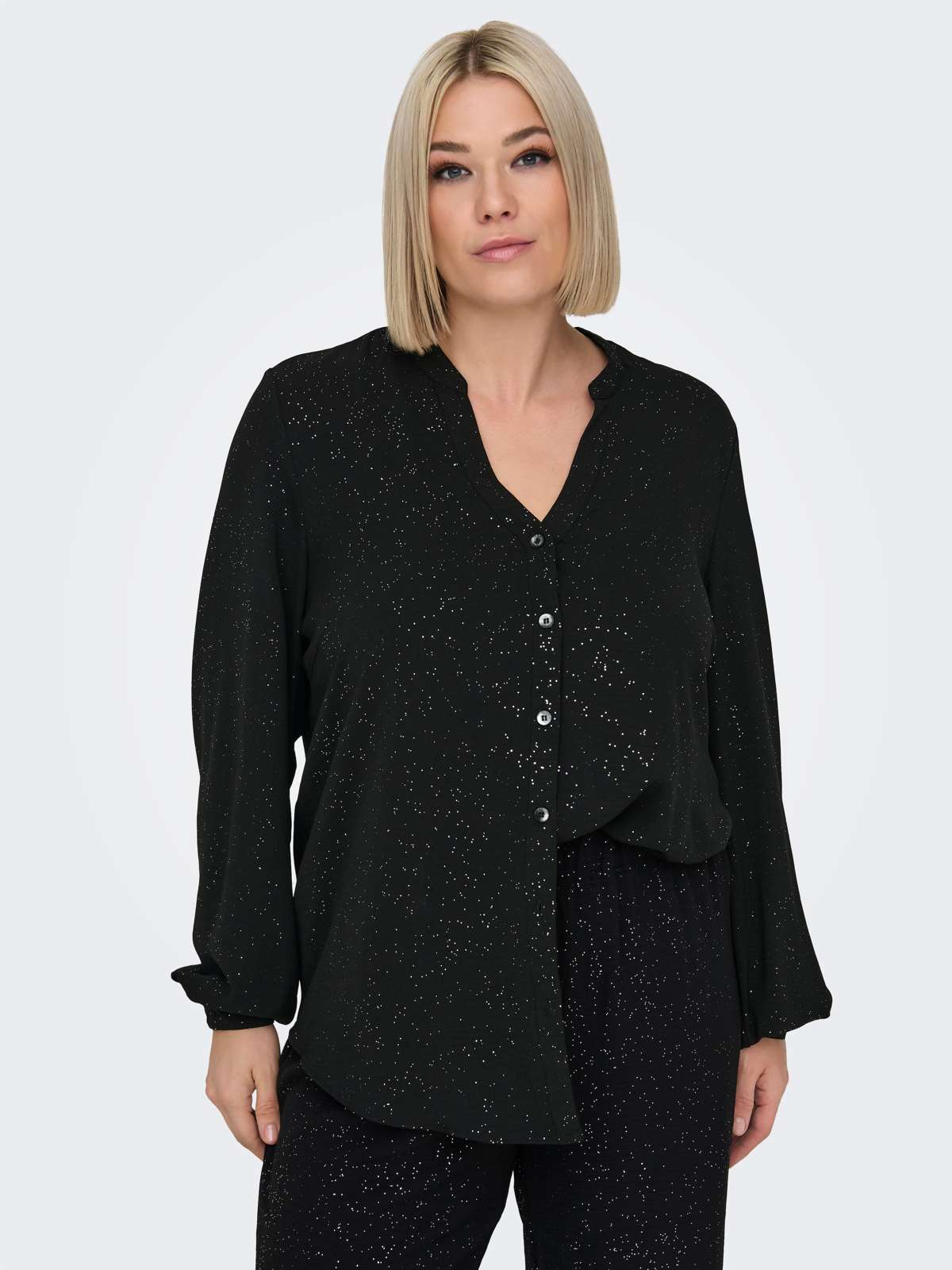 Рубашка-блузка CARJOSEE METTA LIFE L/S V-NECK SHIRT WVN