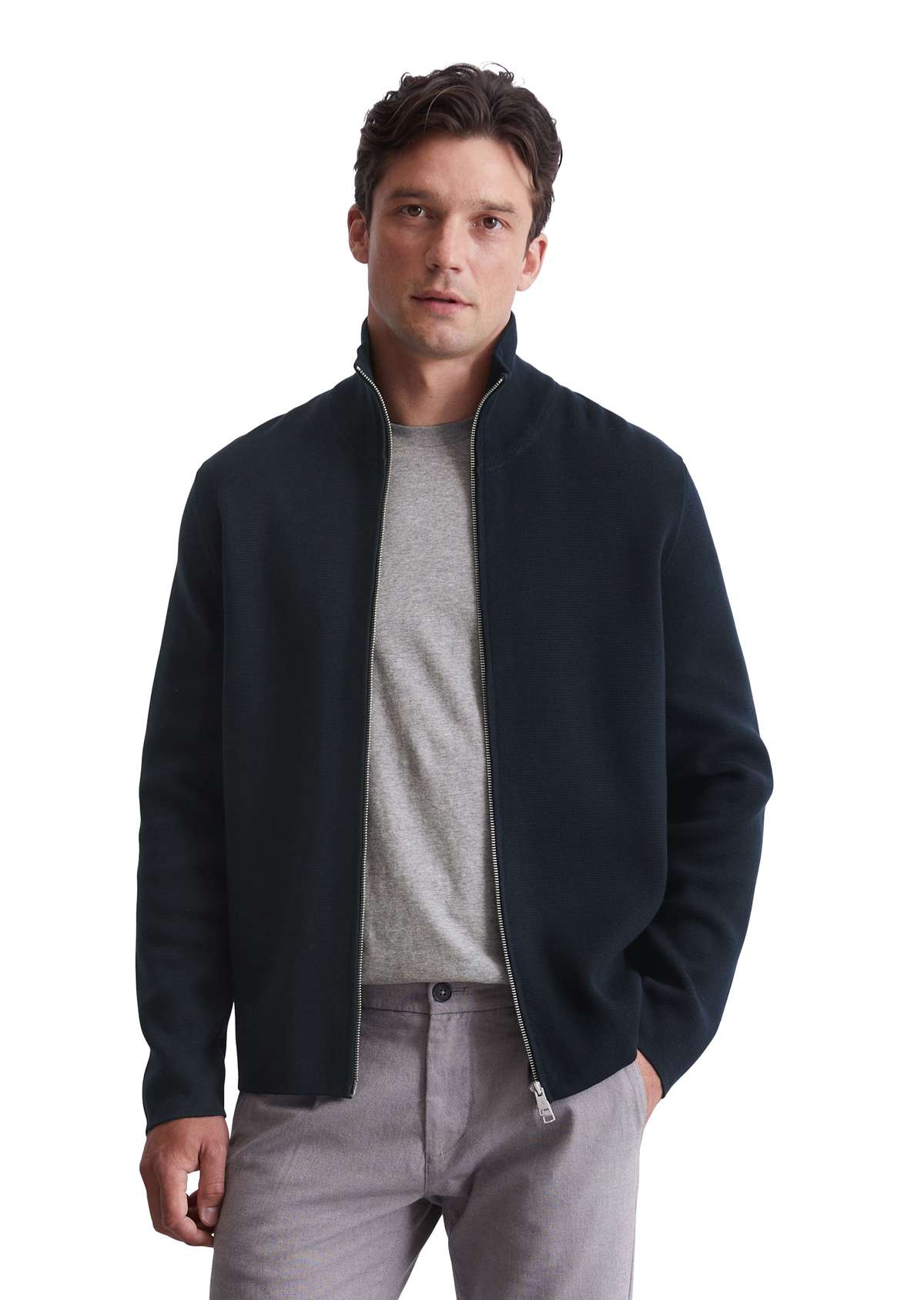 Кардиган с двусторонней молнией Zipped Trainer Jacket