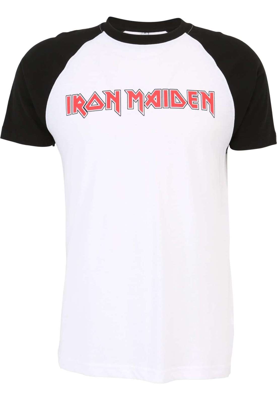 футболка Herren Iron Maiden Logo Baseball Tee