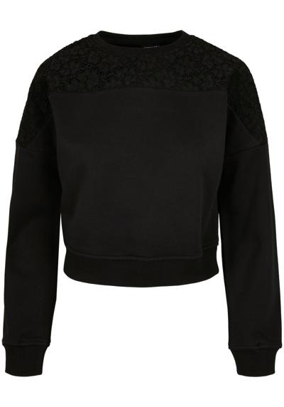 Свитера Urban Classics Damen Ladies Short Oversized Lace Inset Crew