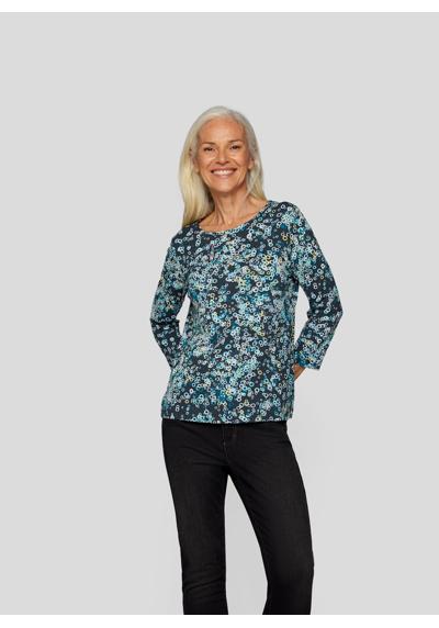 Рубашка с принтом Stylisches 3/4-Arm Shirt mit Kreis-Print