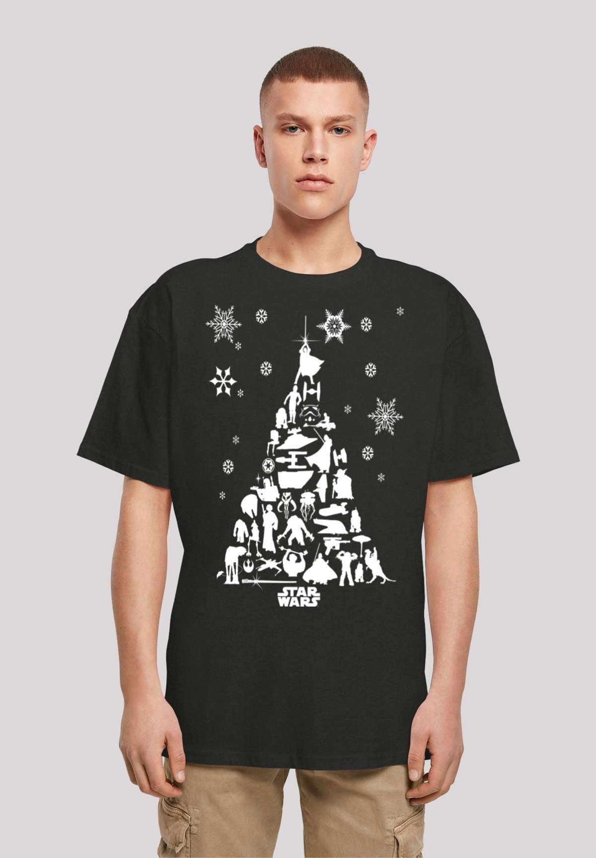 футболка Star Wars Christmas Weihnachtsbaum