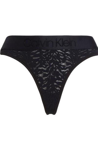 Стринги с логотипом CK на поясе. THONG