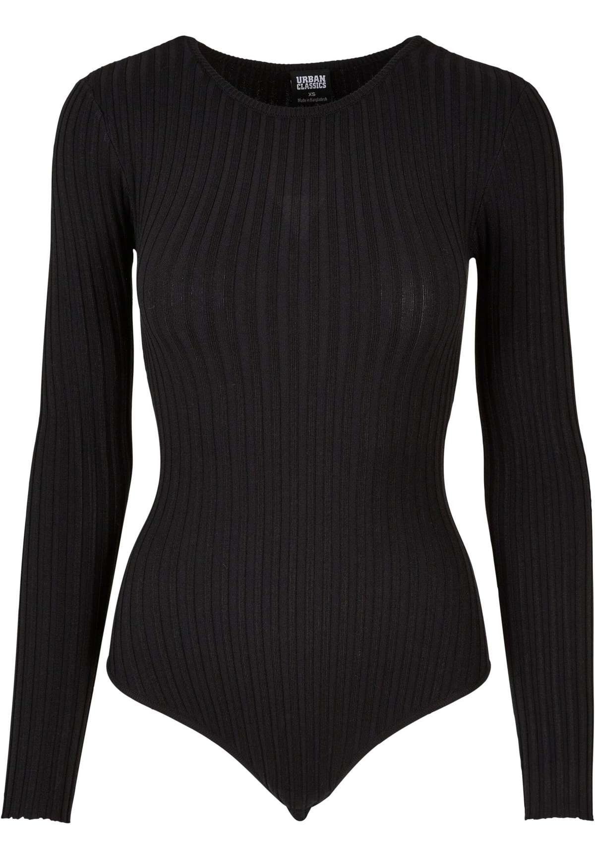 Длинный рукав Urban Classics Damen Ladies Rib Knit Longsleeve Body
