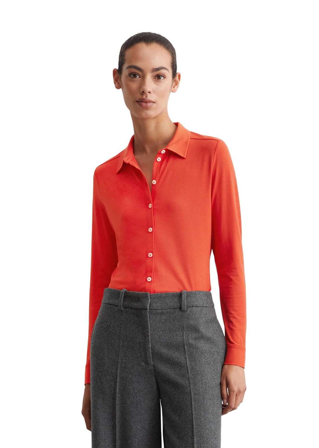 Блузка-рубашка aus LENZING™ ECOVERO™