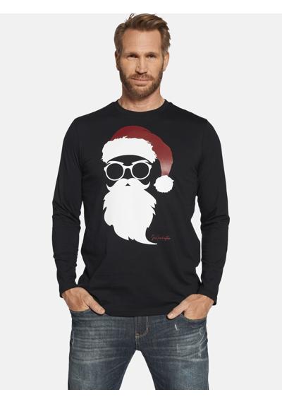 Рубашка с длинными рукавами и мотивом Санта-Клауса. Langarmshirt REEVERT