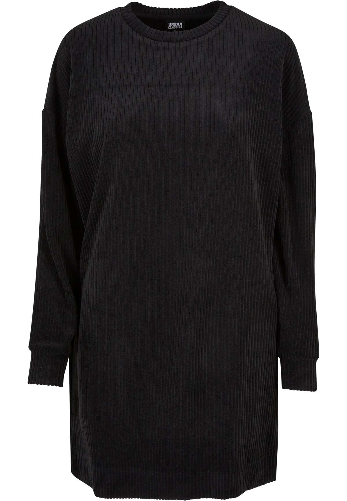 Платье-рубашка Urban Classics Damen Ladies Velvet Rib Crew Dress