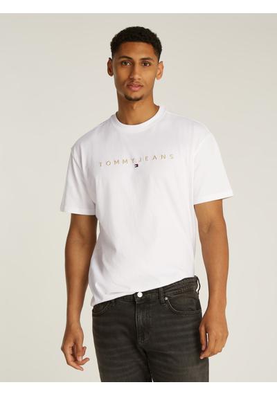 футболка TJM REG GOLD LINEAR LOGO TEE EXT