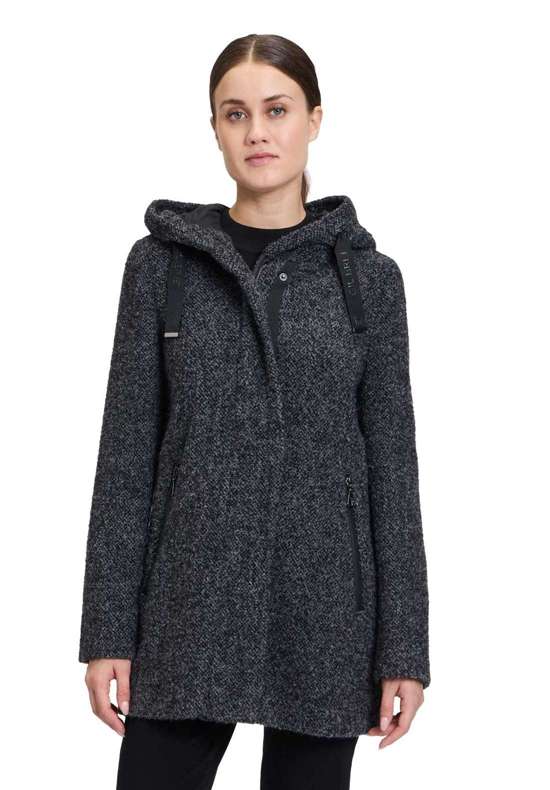 Шерстяная куртка с капюшоном Wolljacke mit Kapuze