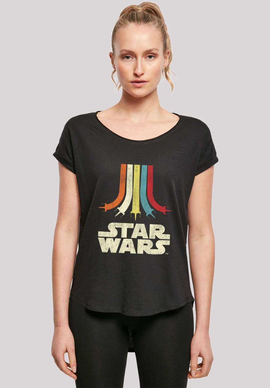 футболка Star Wars Retro Rainbow Regenbogen