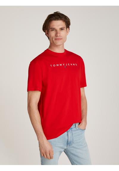 Футболка с фирменной этикеткой TJM REG LINEAR LOGO TEE EXT