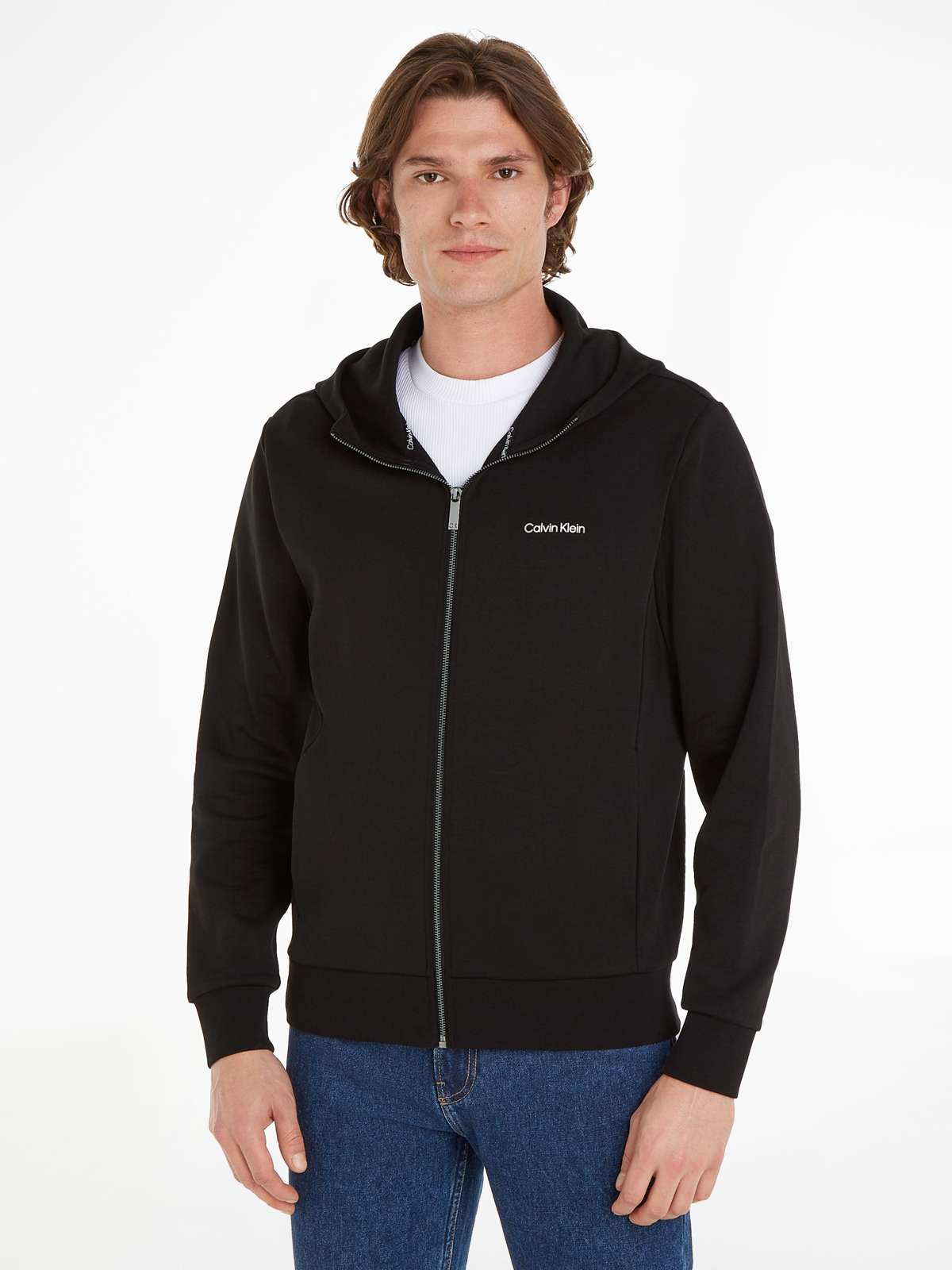 Толстовка с надписью-логотипом MICRO LOGO REPREVE HOODIE JACKET