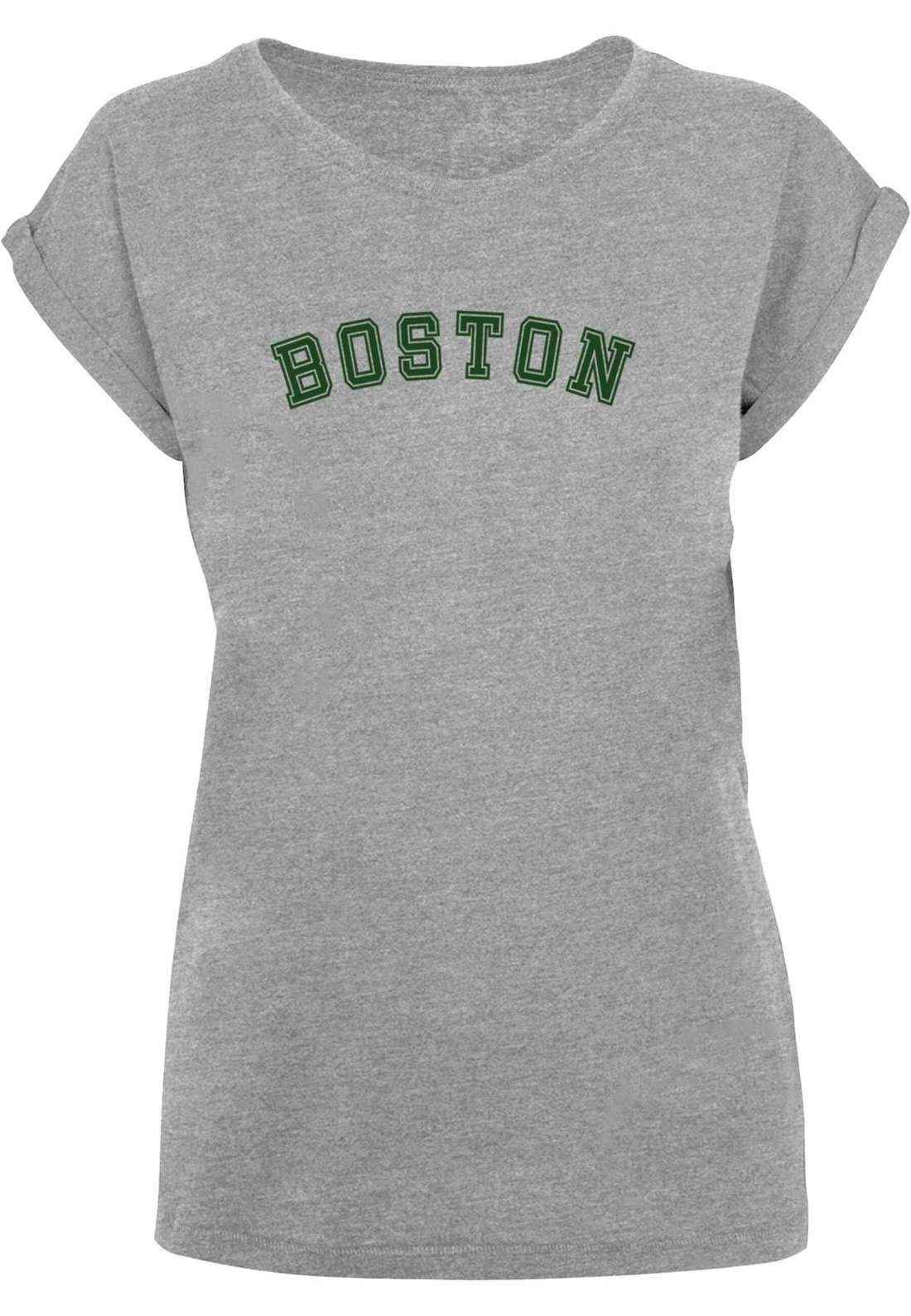футболка Damen Ladies Boston Extended Shoulder Tee