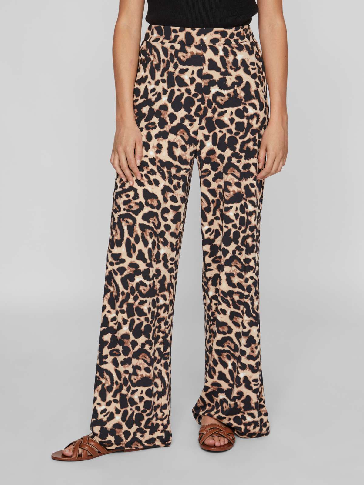 Брюки без застежки VILEOA RW WIDE PANTS - NOOS