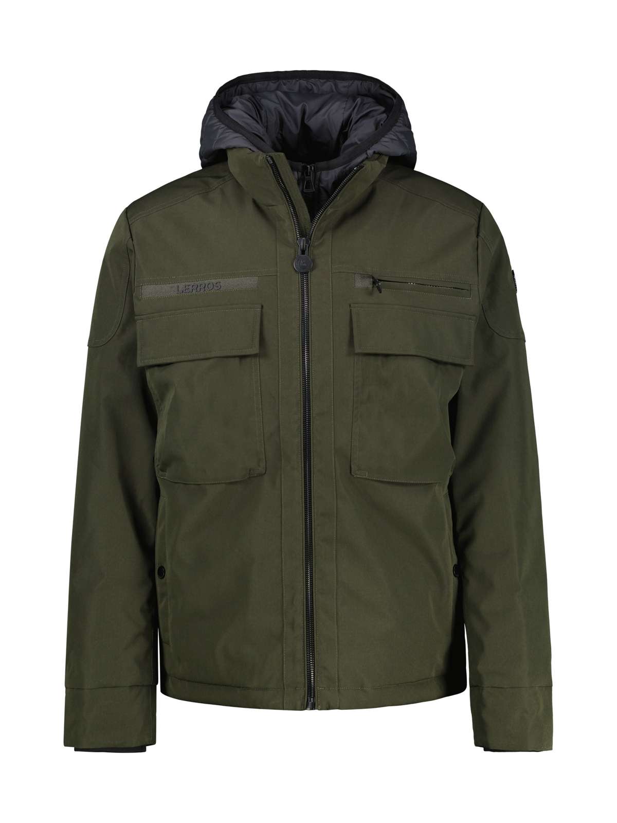 Уличная куртка с капюшоном LERROS Fieldjacket mit Kapuze, gefuttert