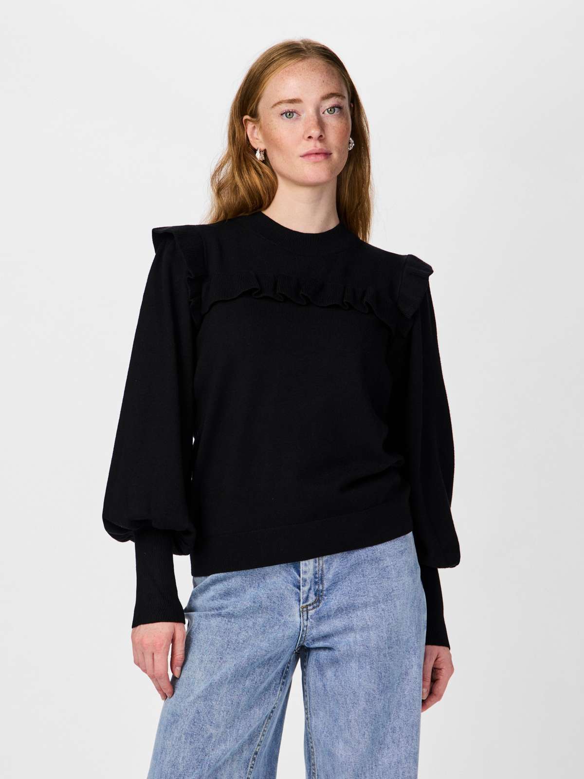 Свитер с воротником-стойкой YASJUM LS KNIT PULLOVER S. NOOS
