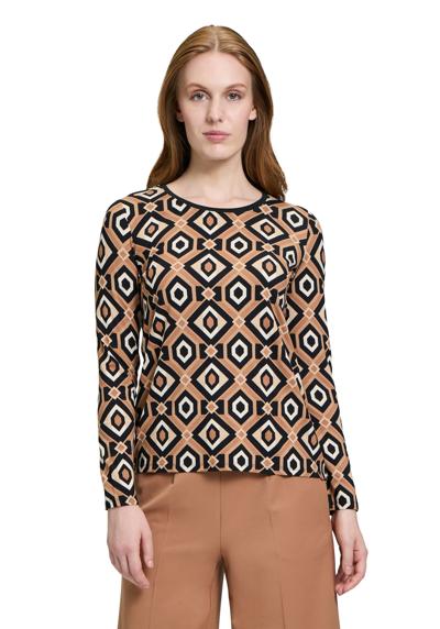 Рубашка с коротким рукавом Basic Shirt mit Blumenprint