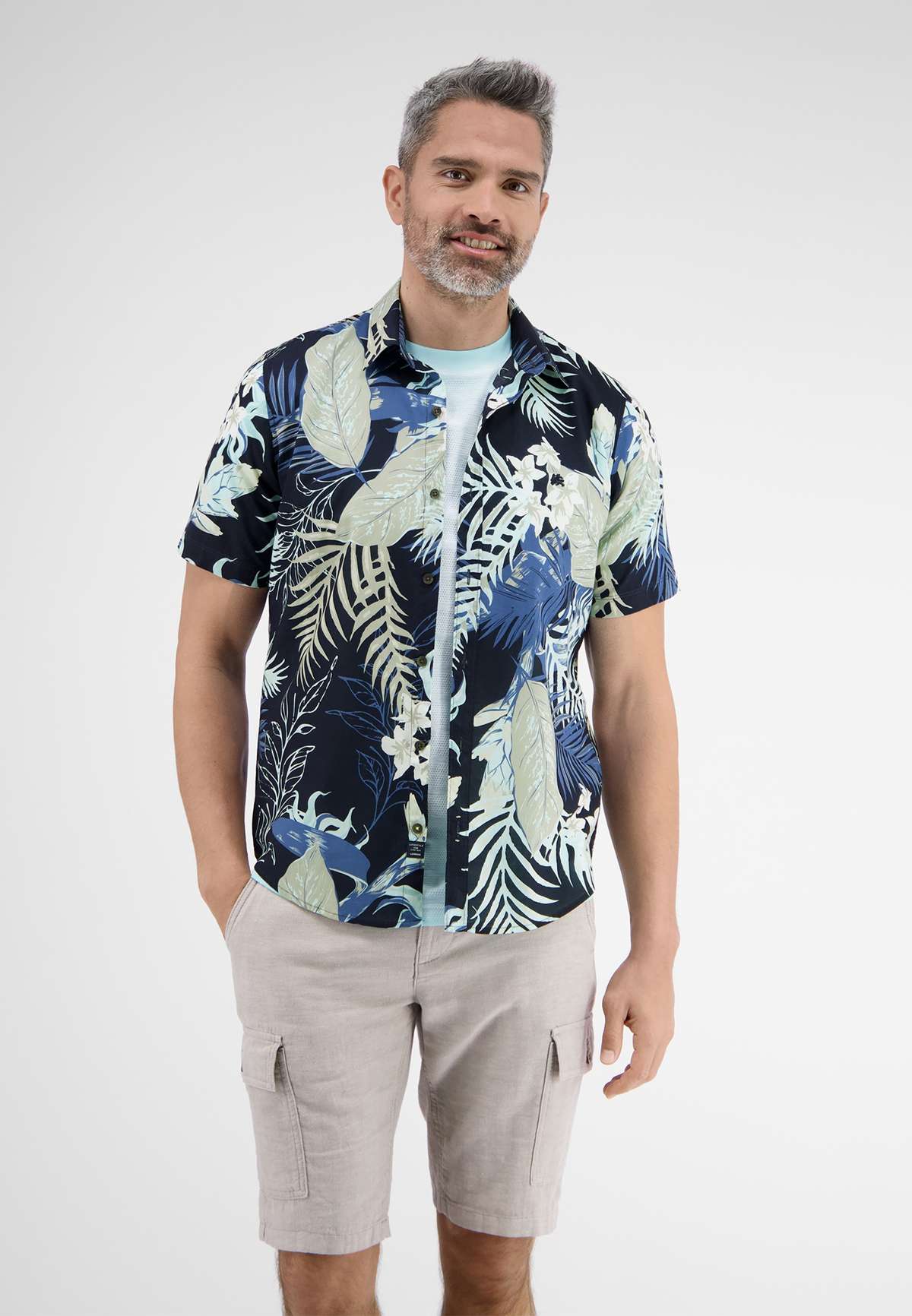 Рубашка с коротким рукавом LERROS Halbarmhemd *Hawaii*