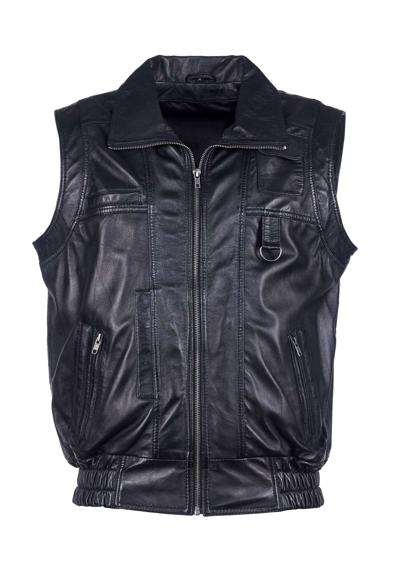 Кожаный жилет BigVest2