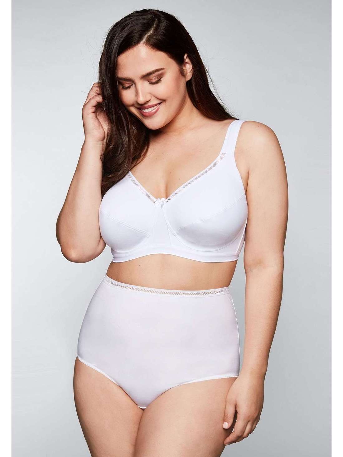 Беспроводной бюстгальтер в двойной упаковке. Große Größen