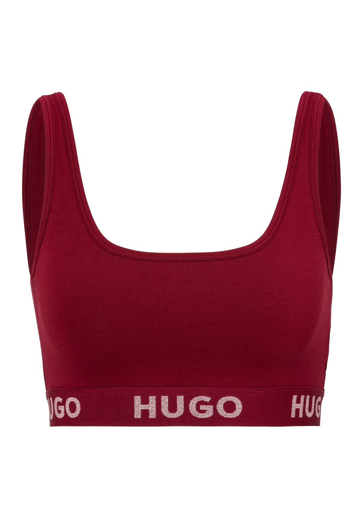 Бюстгальтер-бралетт с эластичным поясом с логотипом BRALETTE SPORTY LOGO