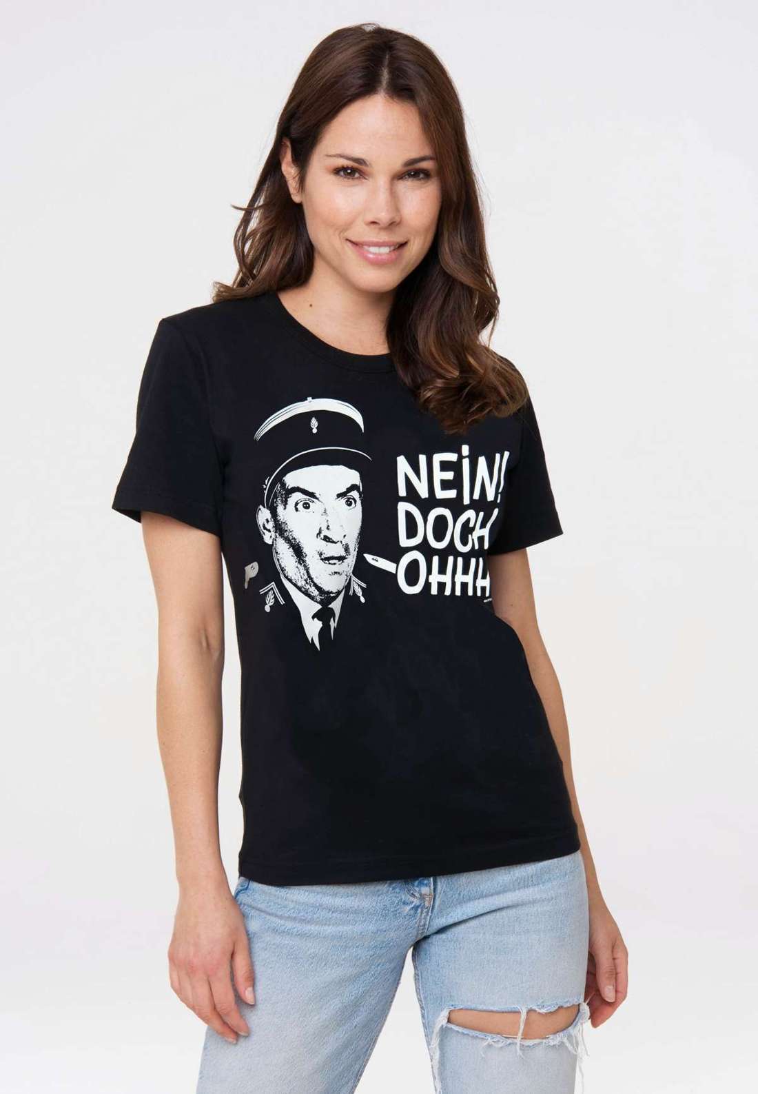 Футболка с классным принтом Gendarm von St.-Tropez - Nein! Doch! Ohhh!