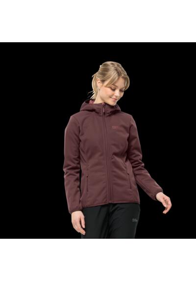 Куртка из софтшелла с капюшоном WINDHAIN HOODY W