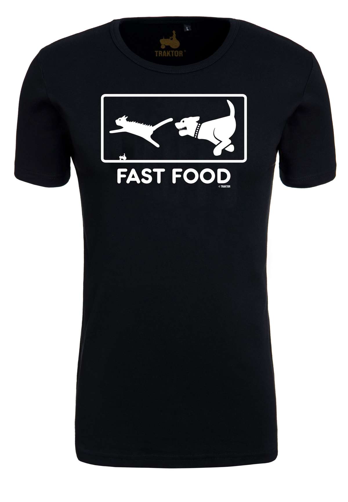 Футболка с забавным принтом Fast Food