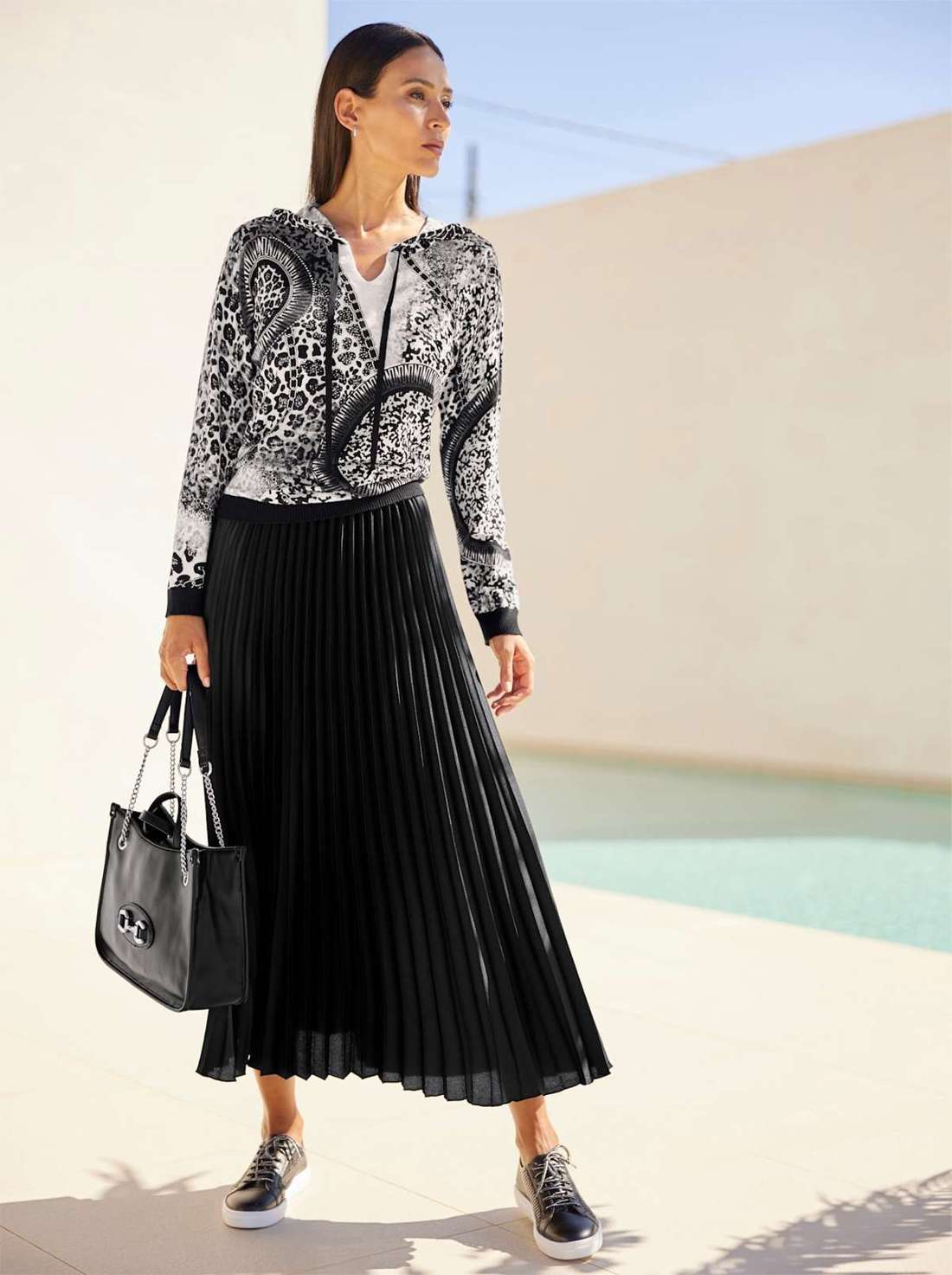 Толстовка с капюшоном Druck-Pullover